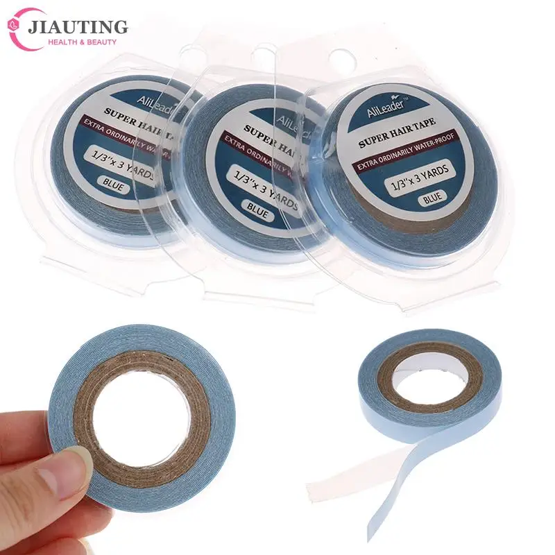 

3yard Wig Tape Double Sided Waterproof Lace Front Wigs Double Sided Tape For Hair Extensions Waterproof Lace Wig Blue Tape