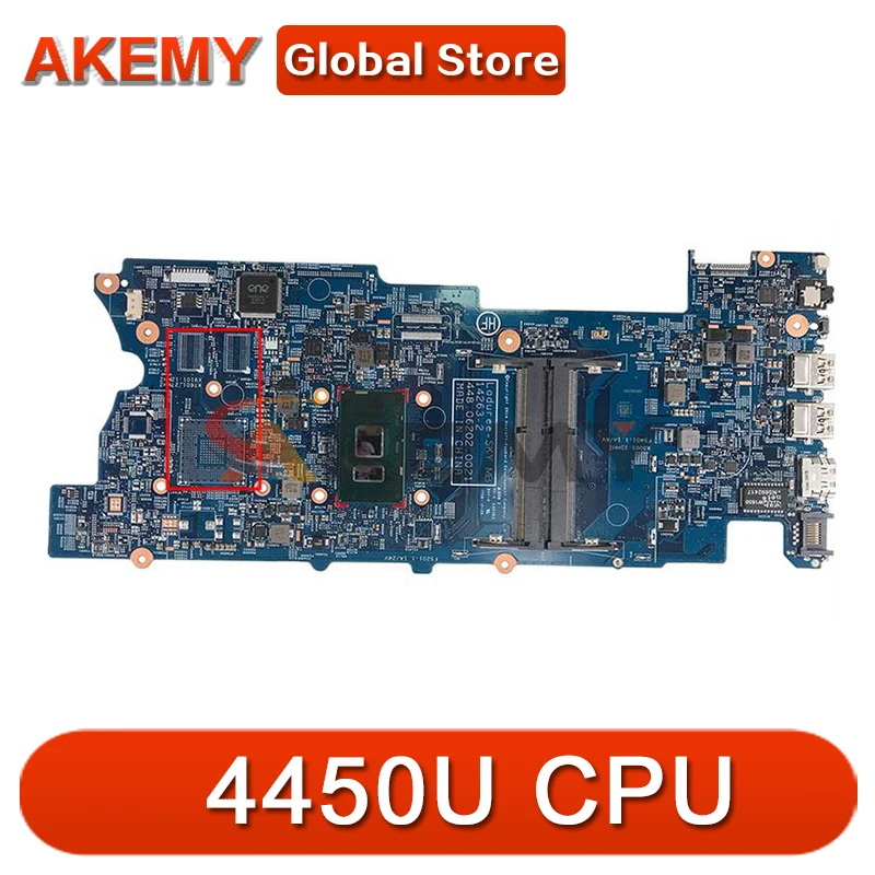 

100% рабочая материнская плата для hp X360 15-W 15-BK SR2EX 4450U 860591-601 860591-501 860591-001 14263-2 448.06203.0021, материнская плата
