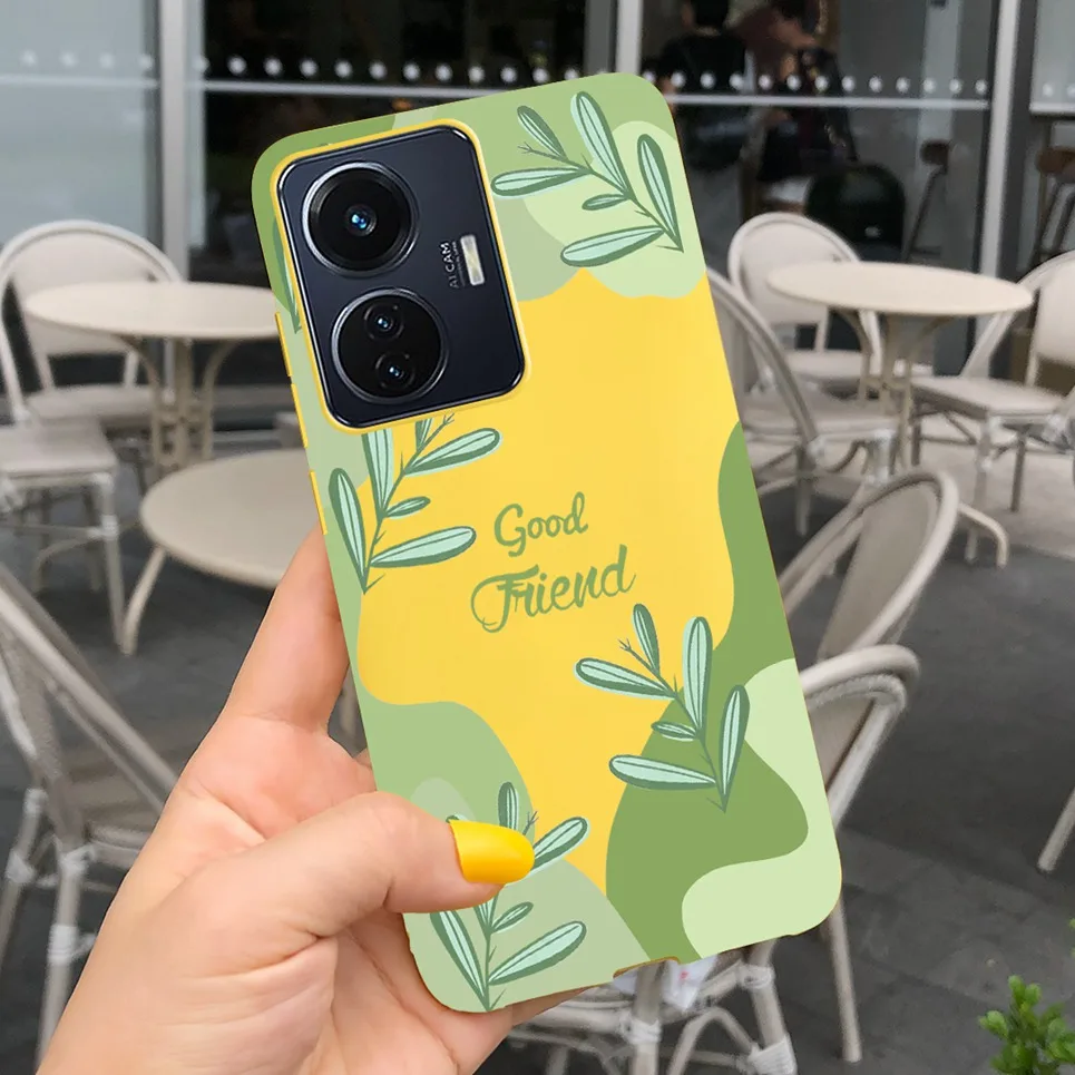 ДЛЯ Vivo T1 4G vivo 44W V2153 чехол для телефона 6 44 &quotзадняя крышка с мультяшным медведем