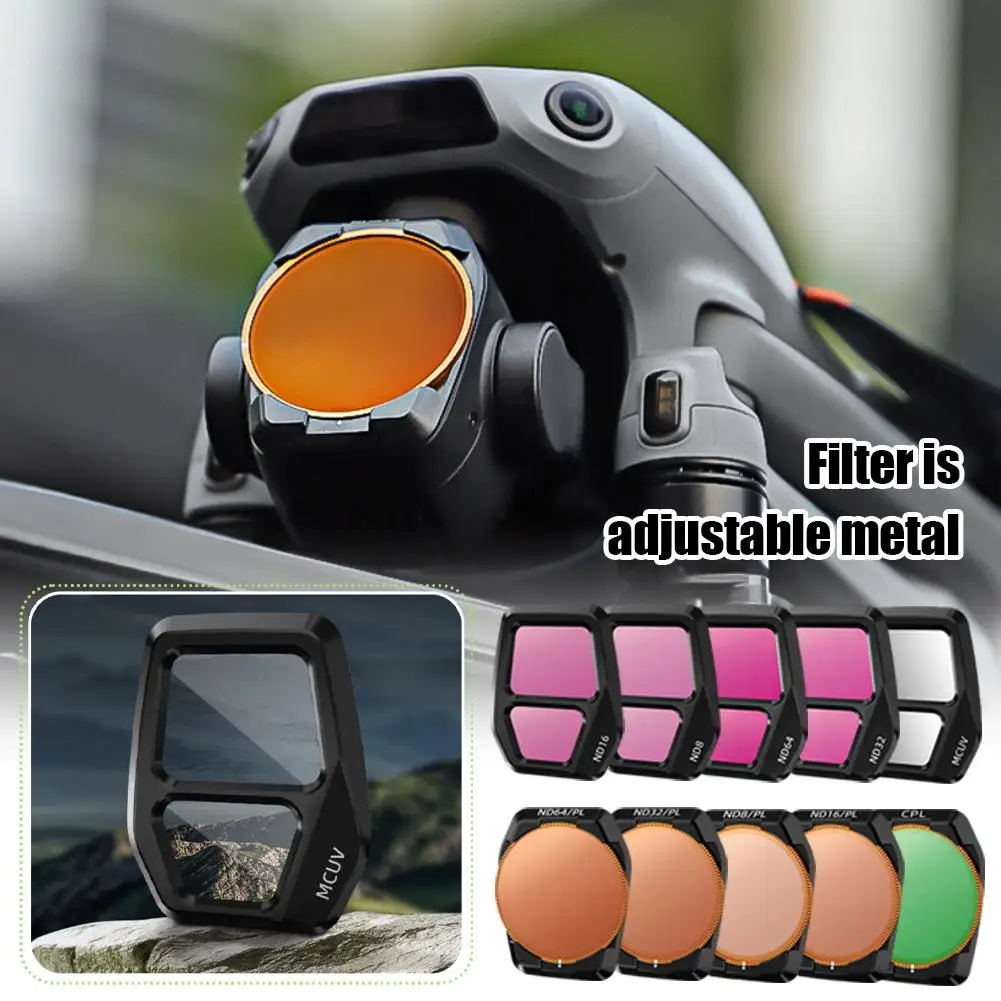 Фильтр для дрона Dji Air 3s регулируемый металлический Cpl Nd64 улучшает стрельба