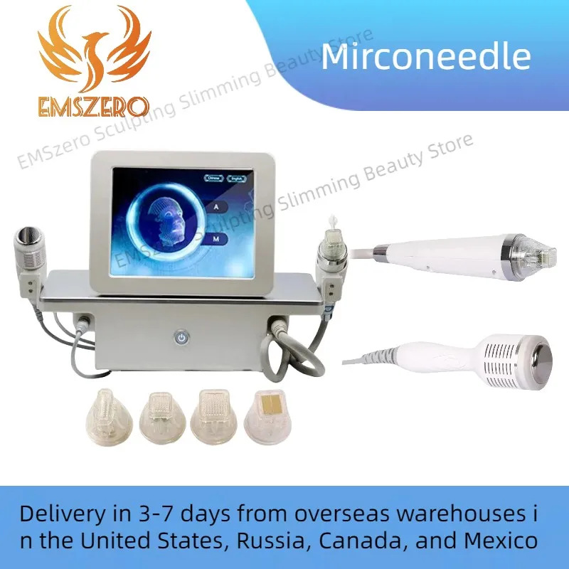 

2-in-1 Mirconeedle Fractional RF Face Lifting Equipment Facial Skin Rejuvenation and Wrinkle Removal Beauty Machine