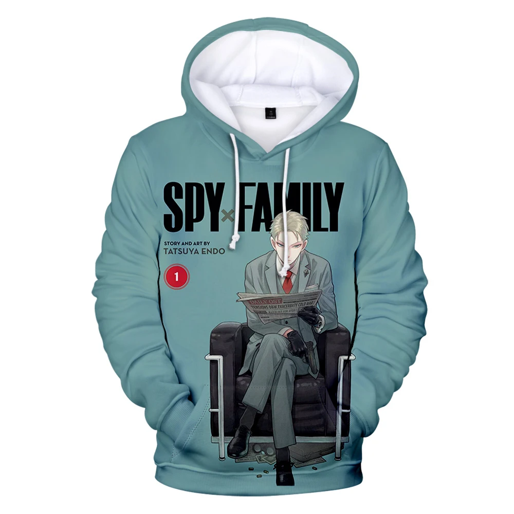 

Men's Clothes Japanese Anime X Family Hoodie 3D Long Sleeve Women Men's Hoodie Harajuku Streetwear Unisex Funny Clothes Oversize