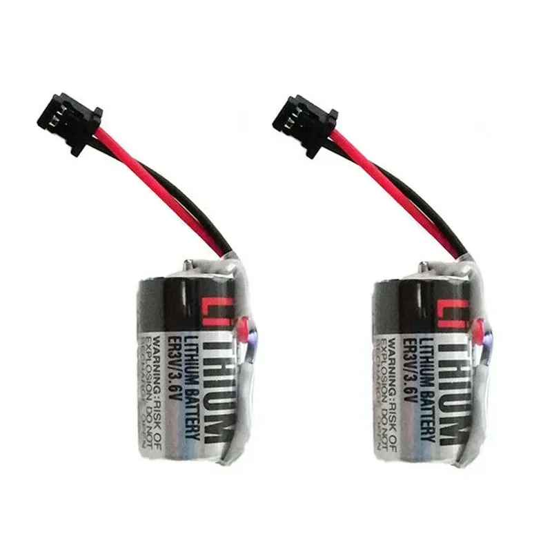 10 шт. оригинальный JZSP-BA01 ER3V 3 6 В 1000 мАч ПЛК промышленная литиевая батарея с черной