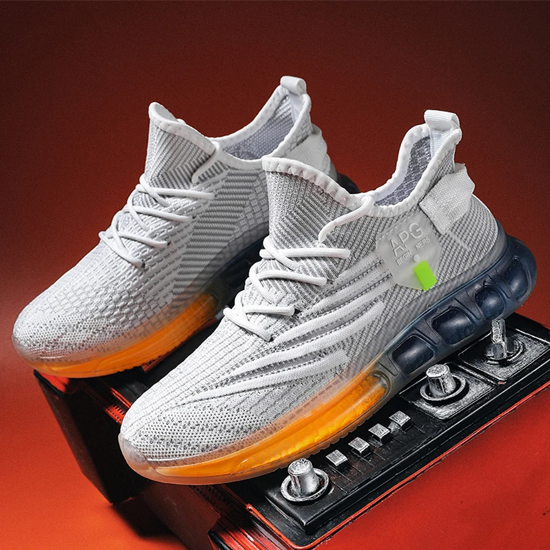 Original Outdoor Sports Shoe For Man Full Palm Air Cushion Walking Running Shoes Lightweight Jogging Sneakers Nice Design Shoe
