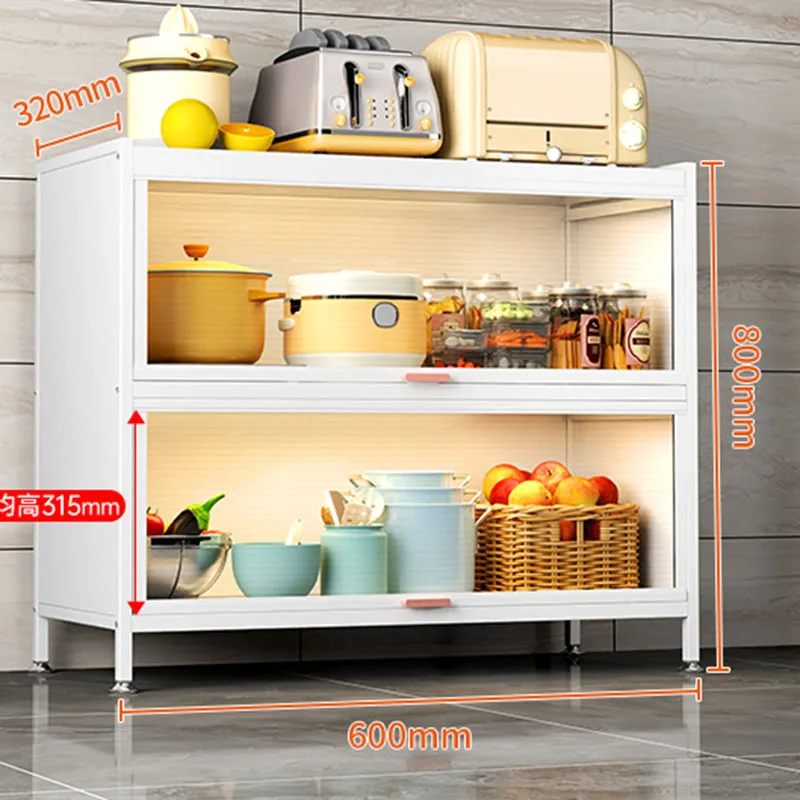 Модульные боковые панели для хранения Роскошные Металлические буфетные полки