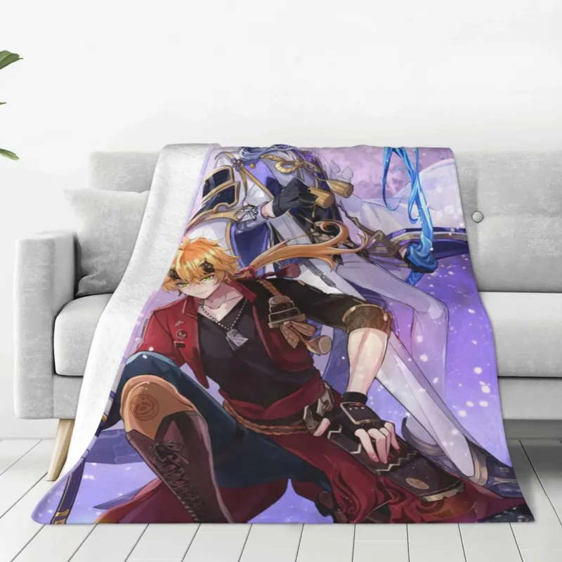 

Kamisato Ayato Toma одеяло Genshin ударное аниме Фланелевое Новинка дышащее одеяло для постельного белья украшение для отдыха