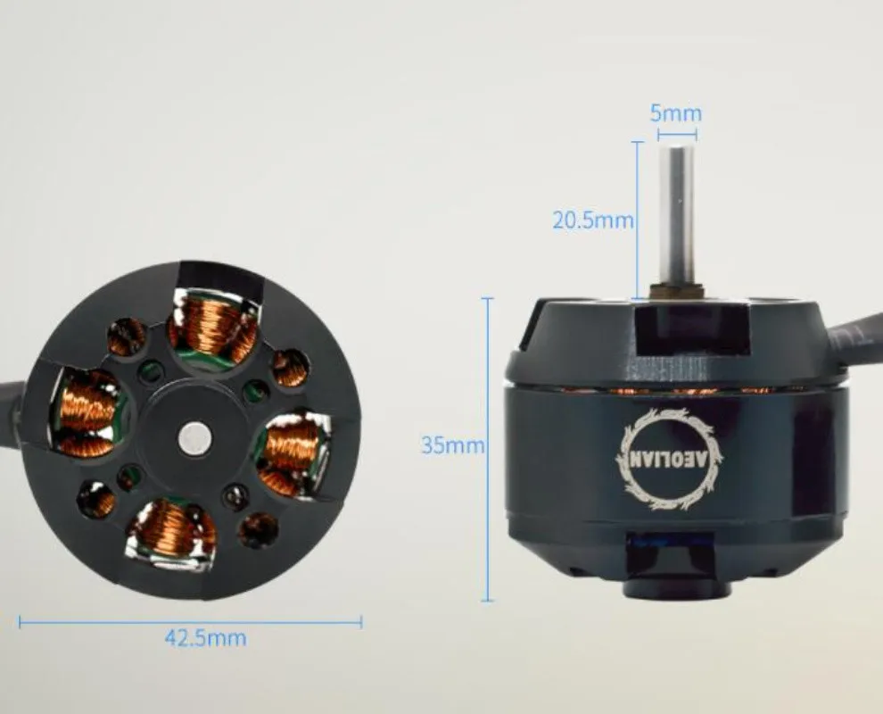 Aeolian 4240 890/750kv ourtunner бескорпусный Электрический мотор для радиоуправляемого самолета скейтборда