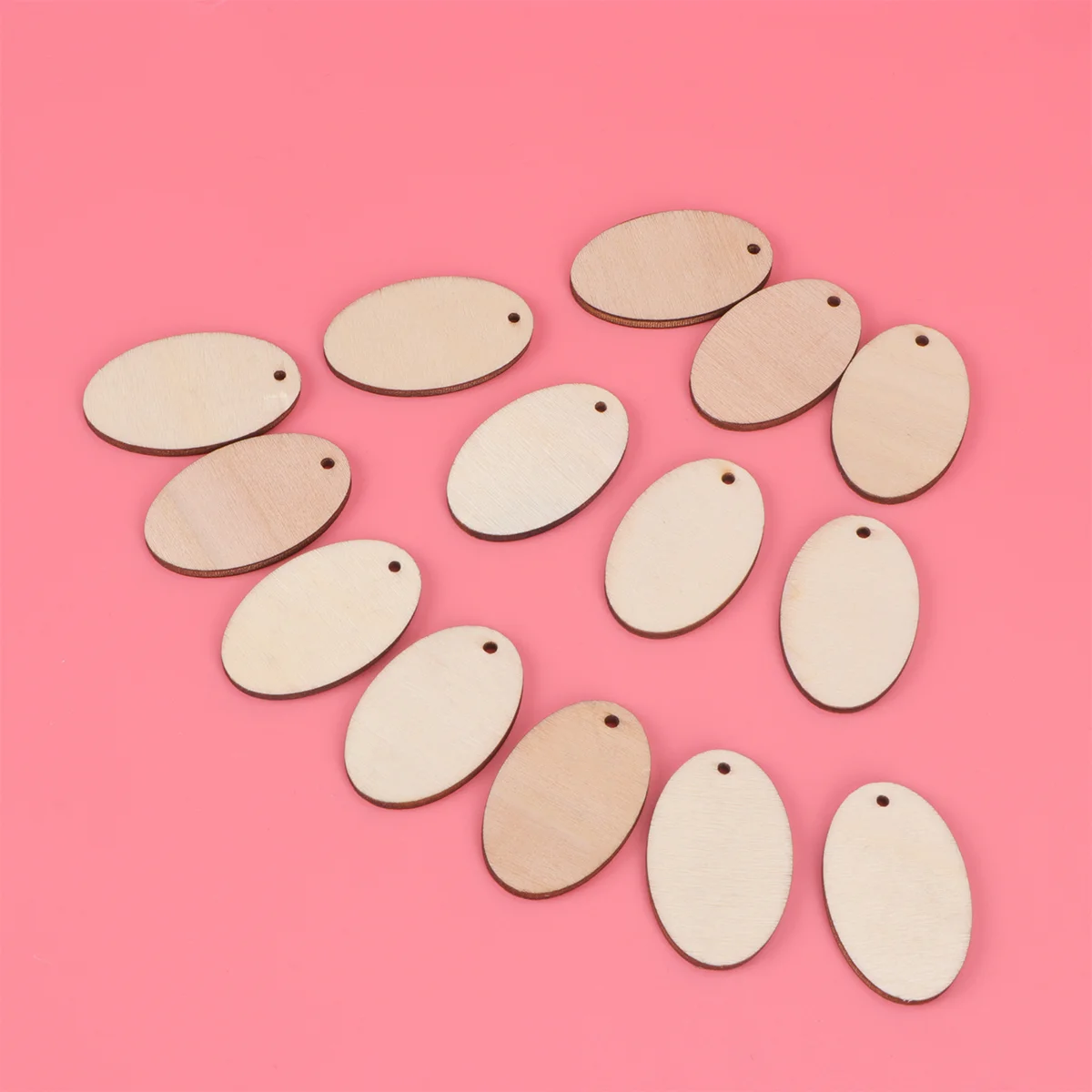 

Wooden Easter Wood Slices Shape Oval Hanging Unfinished Diy Embellishments Crafts Cutouts Tags Blank Egg Pieces Ornaments