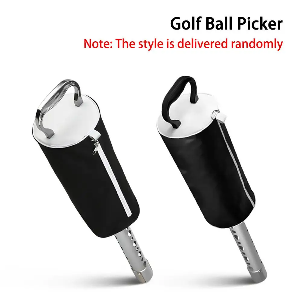 

Golf Ball Retriever Professional Convenient Fast Aluminum Alloy Golf Ball Picker Large Capacity Bag Course Supplies