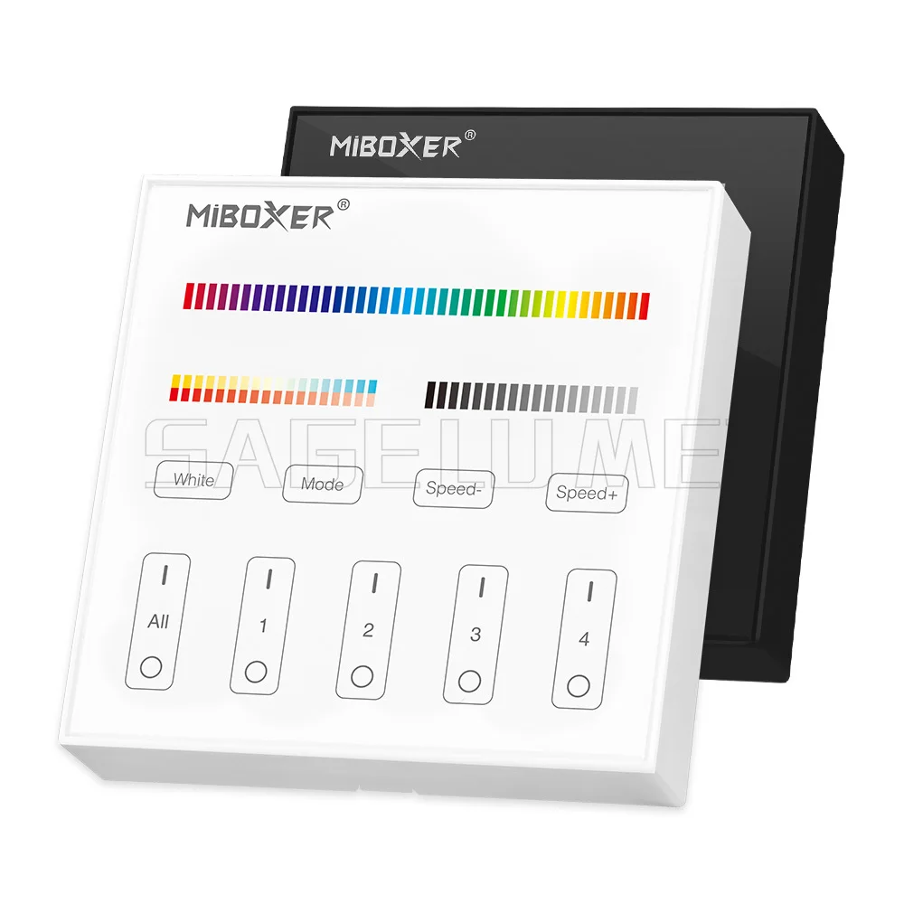 Фото MiBoxer FUT088 FUT089 FUT089B FUT089S FUT100 FUT092 FUT092B B3 T3 B4 T4 B0 B8 S2 C5 Y3 M4 2,4G Беспроводной пульт дистанционного управления RGBCCT №3