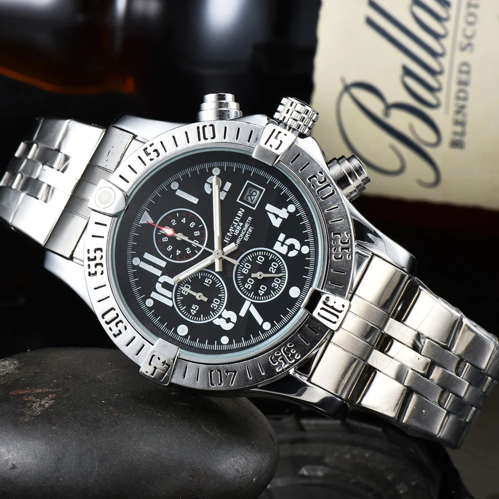 

Часы мужские кварцевые с хронографом, из нержавеющей стали