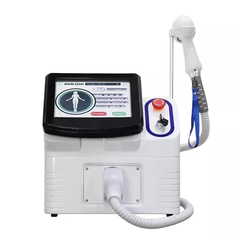 Лазерная эпиляция Wanita Dioda Laser 808nm Заколка для волос Mesin Penghilang 1000000 Berkedip Настольный