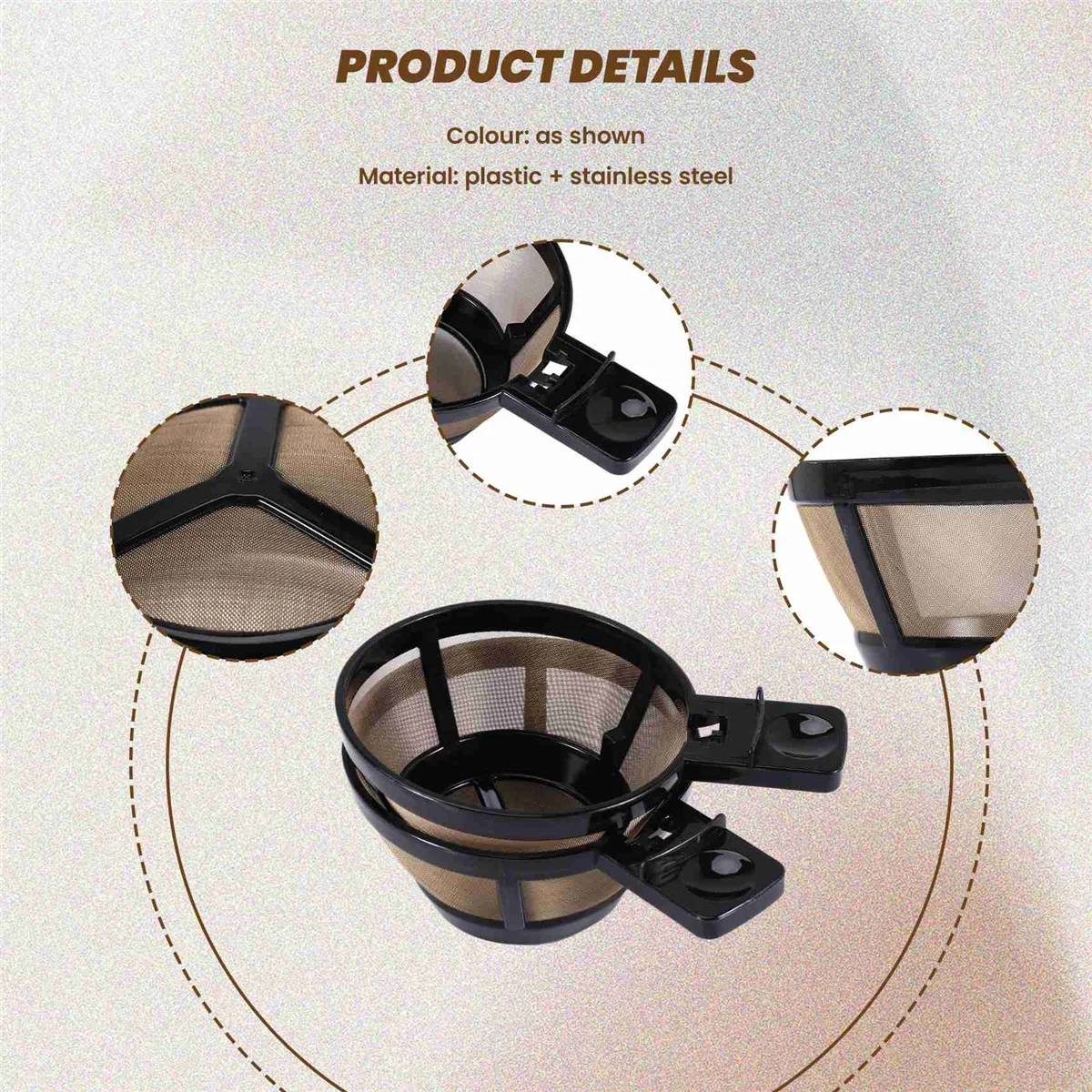 Многоразовый фильтр-корзина для кофе моделей 2-сторонней кофеварки Hamilton Beach 49980A