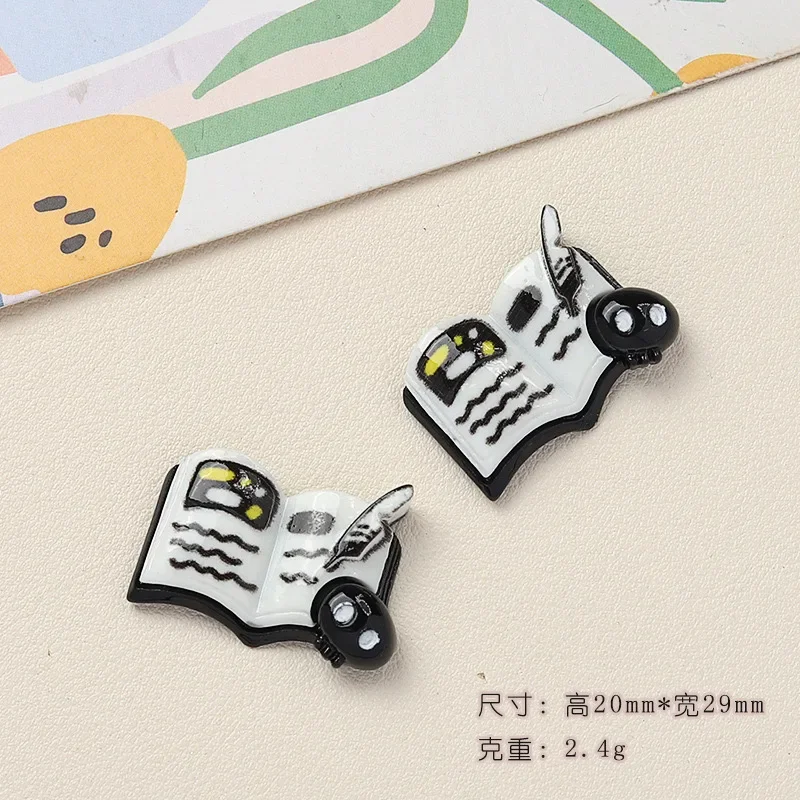 10 шт. милые фигурки из смолы в виде мультяшных героев Хэллоуина летучая мышь