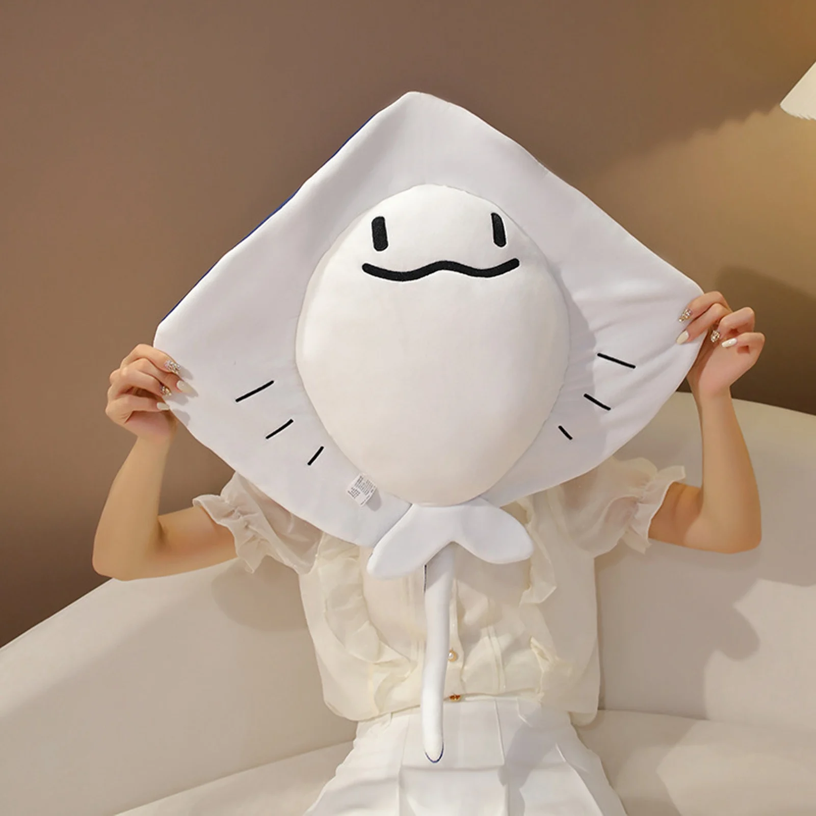 

Мягкая плюшевая игрушка в виде морских животных, мультяшная кукла-спутник для сна, мягкая плюшевая игрушка-подушка с хлопковым наполнителем, 52 см