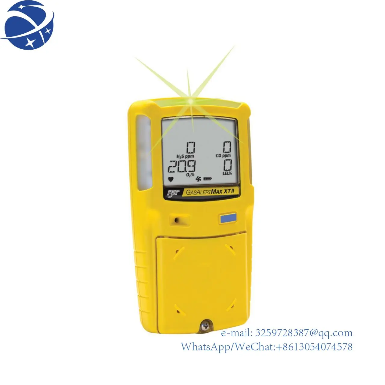 

BW Multi-gas detector 4 in 1 gas leak detector for LEL O2 CO H2S MAX XT II methane gas detector