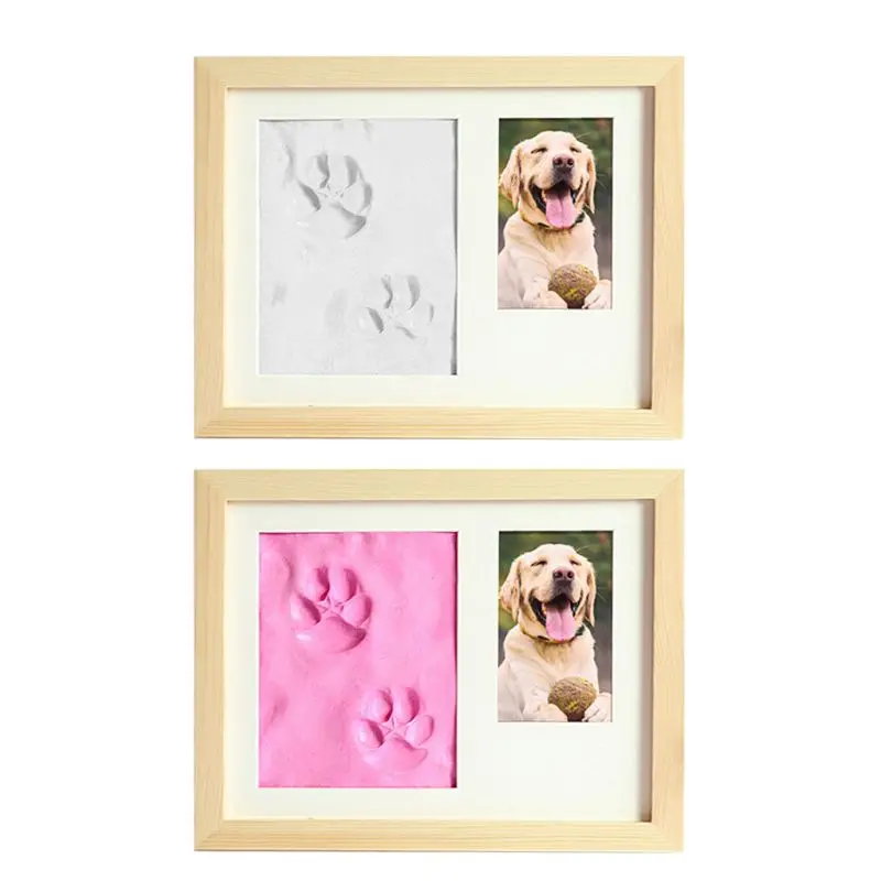 

Собака или кошка Pet Pawprint Kit & Picture Frame Эксклюзивные подарки Pet Kee