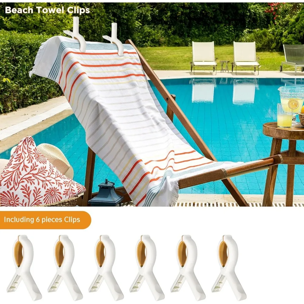 6-компонентная веревка для белья и подвесная вешалка пластиковые прищепки одежды