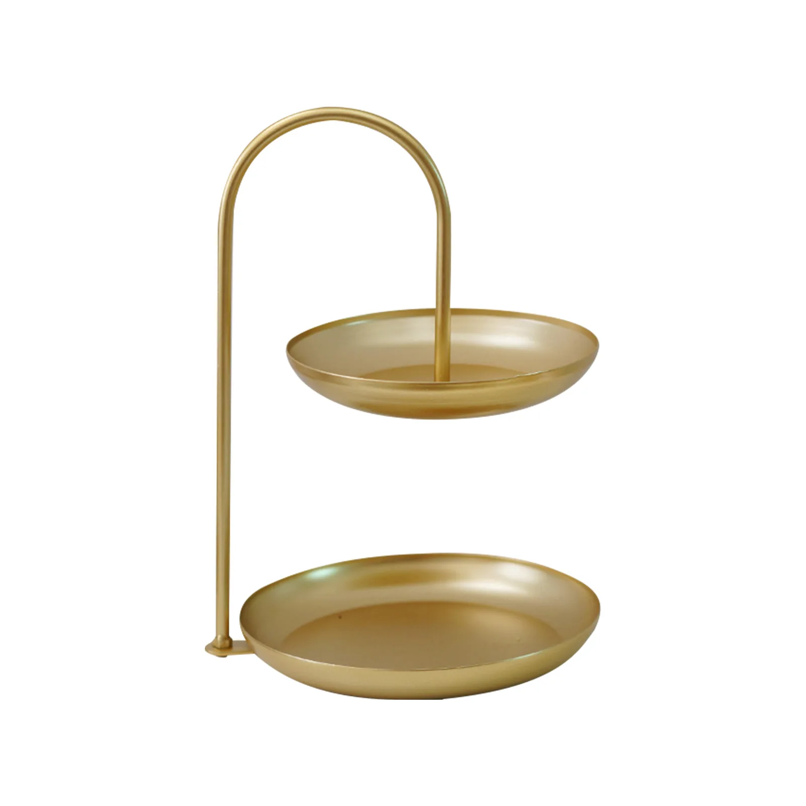 

Bathroom Countertop Shelf Vanity Standing 2 Tiers Jewelry Storage Tray Fruit Plate Home Decor Display Cosmetic Makeup Organizer