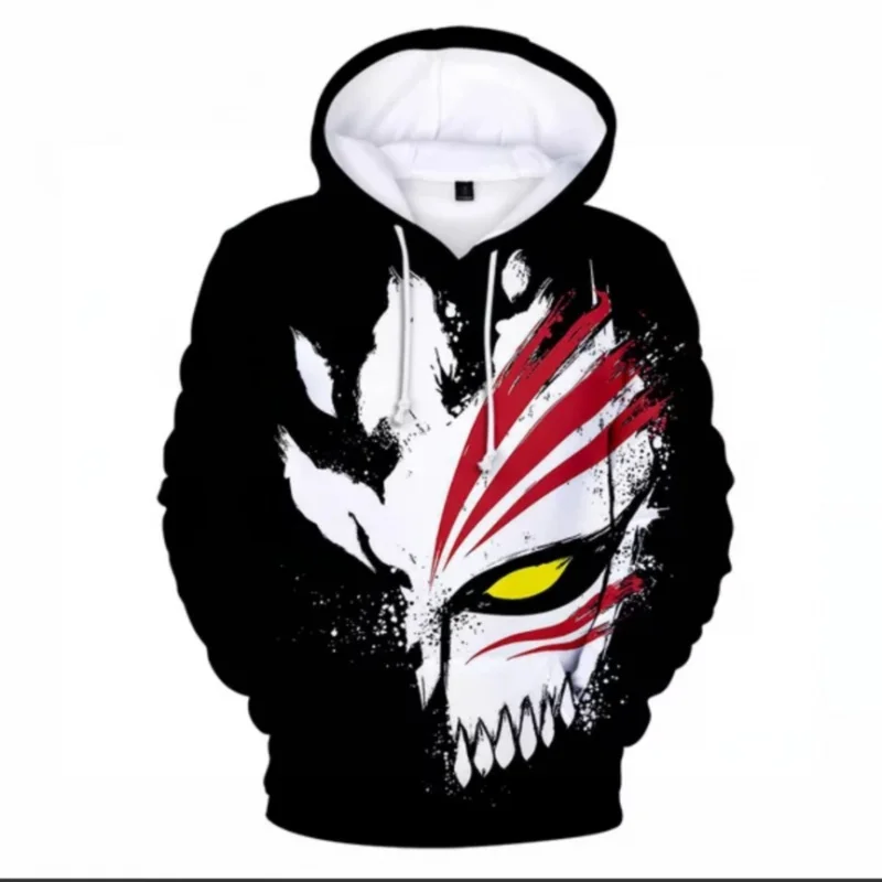 

Anime BLEACH 3D Printed Hoodies Boys/girls Long Sleeve Casual Hooded Sweatshirts Clothes Popular Pullover Oversized