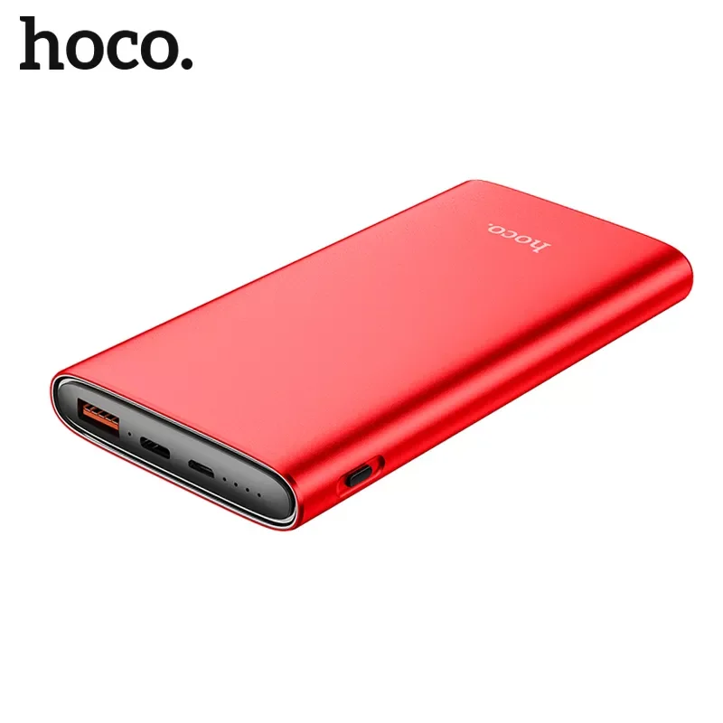 

NEW2023 HOCO Power Bank 10000mAh PD 20W QC3.0 Fast Charging Powerbank Portable Battery Charger For iPhone 11 12 Pro redmi note 1