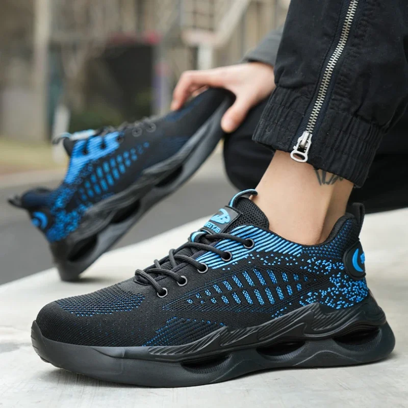 Удобная рабочая обувь защитная против проколов 48 промышленной безопасности