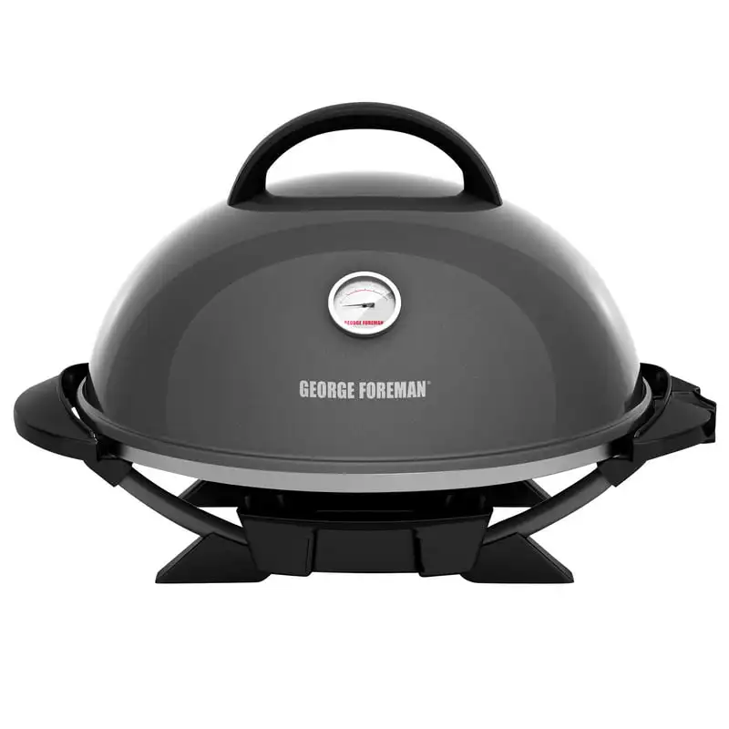 

Serving Indoor / Outdoor Grill with Ceramic Plates, Gun Metal, GFO3320GM