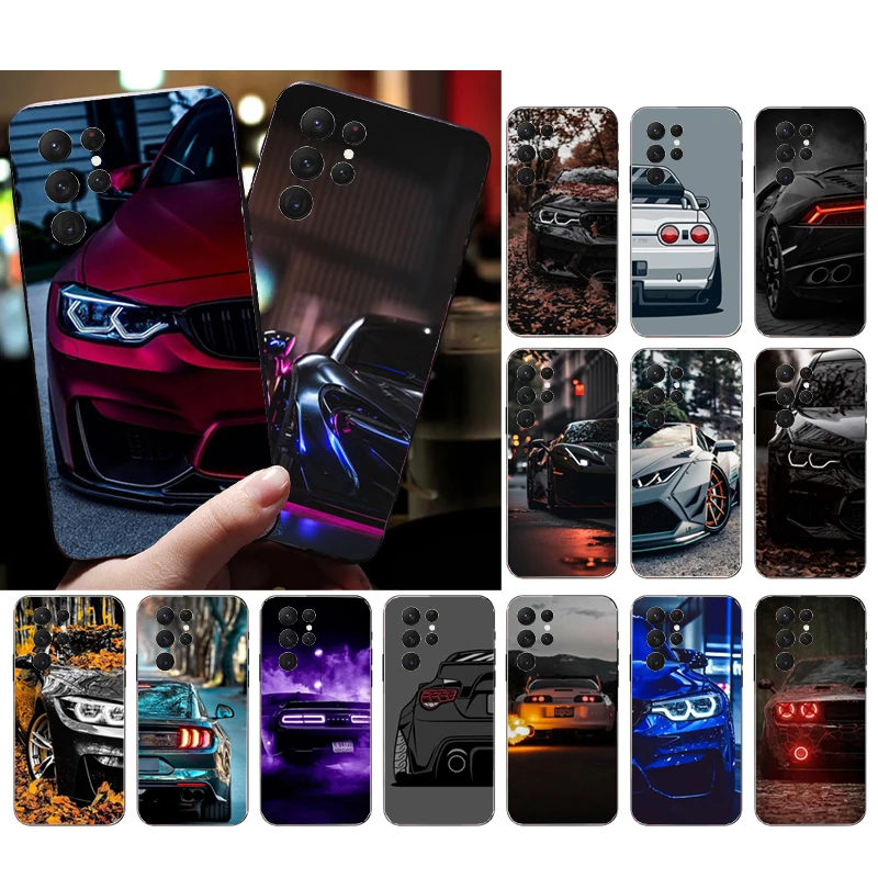 

Sport Car Light Phone Case for Samsung Galaxy S23 S22 S21 S20 Ultra S20 S22 S21 S10E S20FE Note 10Plus Note20 Ultra