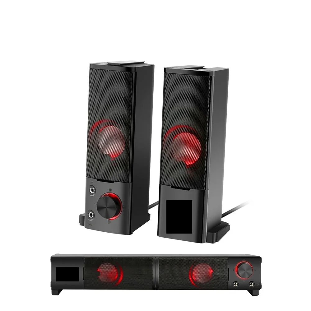 

Redragon Orpheus GS550 Aux 3.5mm Stereo Surround Music Smart Speakers Column Sound Bar Computer PC Home Notebook TV Loudspeakers