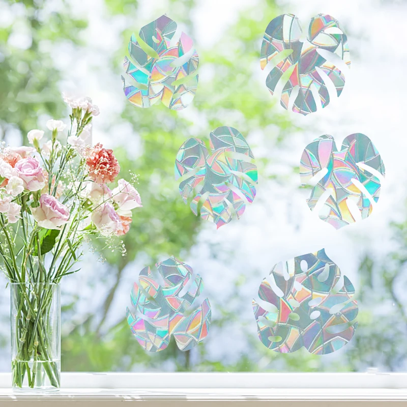 Sun Catcher Wall Stickers Rainbow Effect Window Mirror Sticker for DIY Bedroom Decor Glass Decal Home Decor Rainbow Prisms Maker