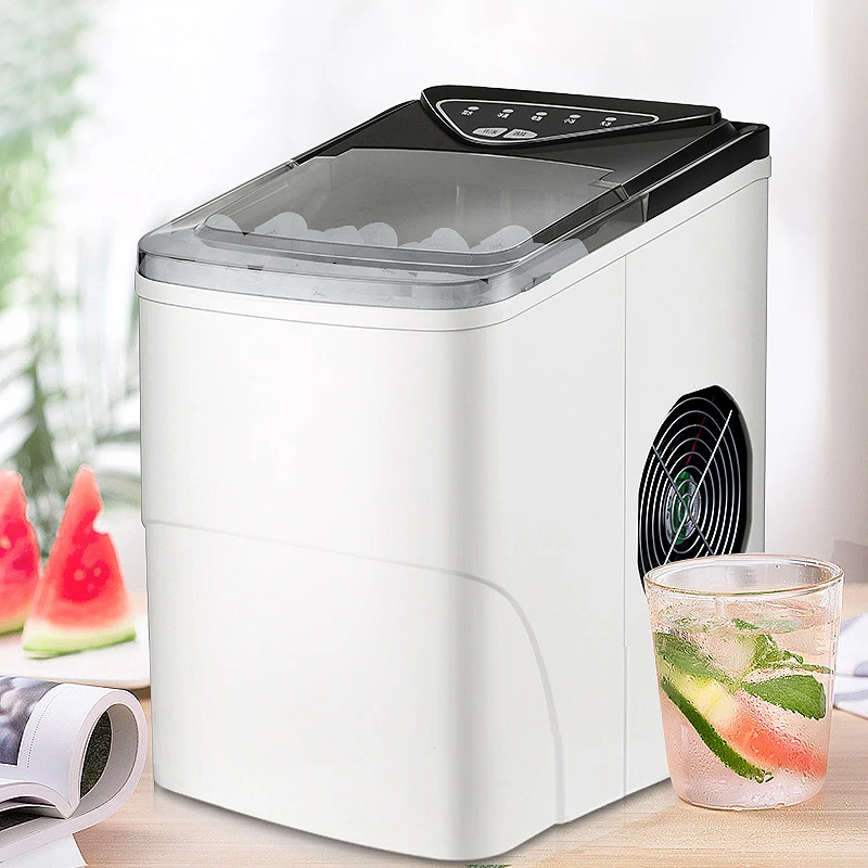 

Бытовая портативная быстрая машина для производства кубиков льда, коммерческая автоматическая машина для производства льда, электрическая цилиндрическая круглая машина для производства льда, 220 В
