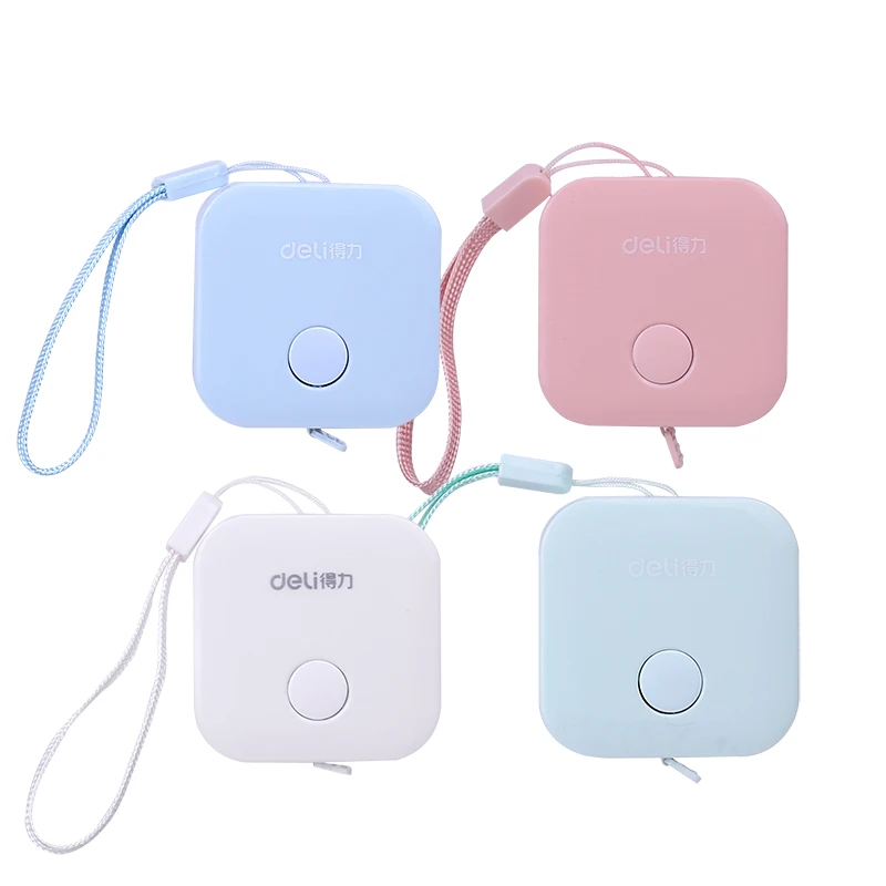 Измерительная лента Deli 1 5 м портативная кожаная мягкая линейка двойная шкала