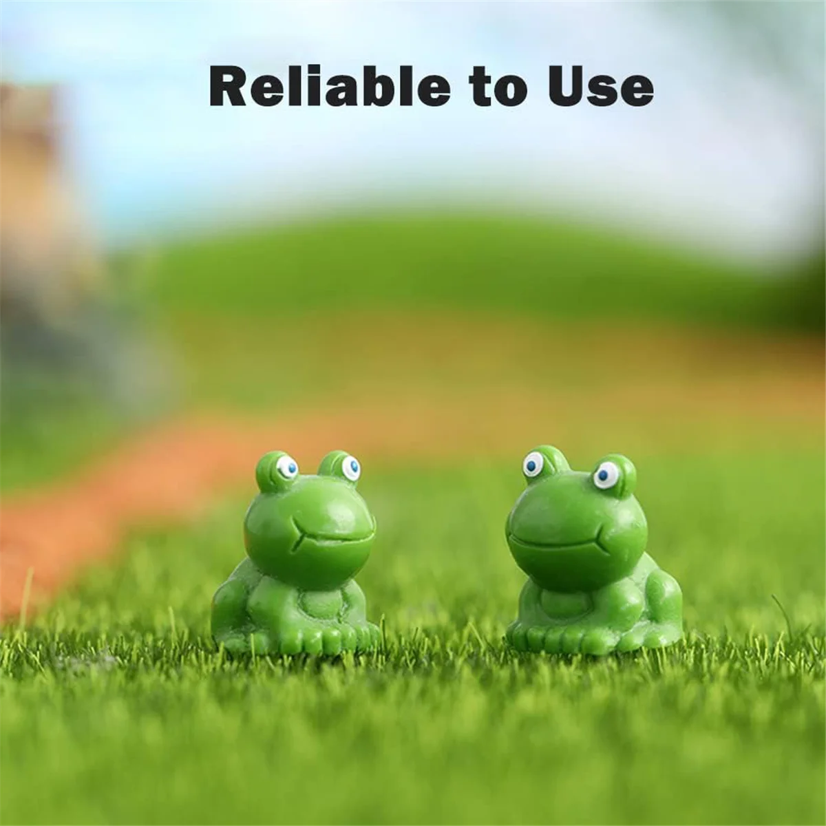 50 шт. мини-лягушки садовый декор смолы зеленая лягушка миниатюрные фигурки