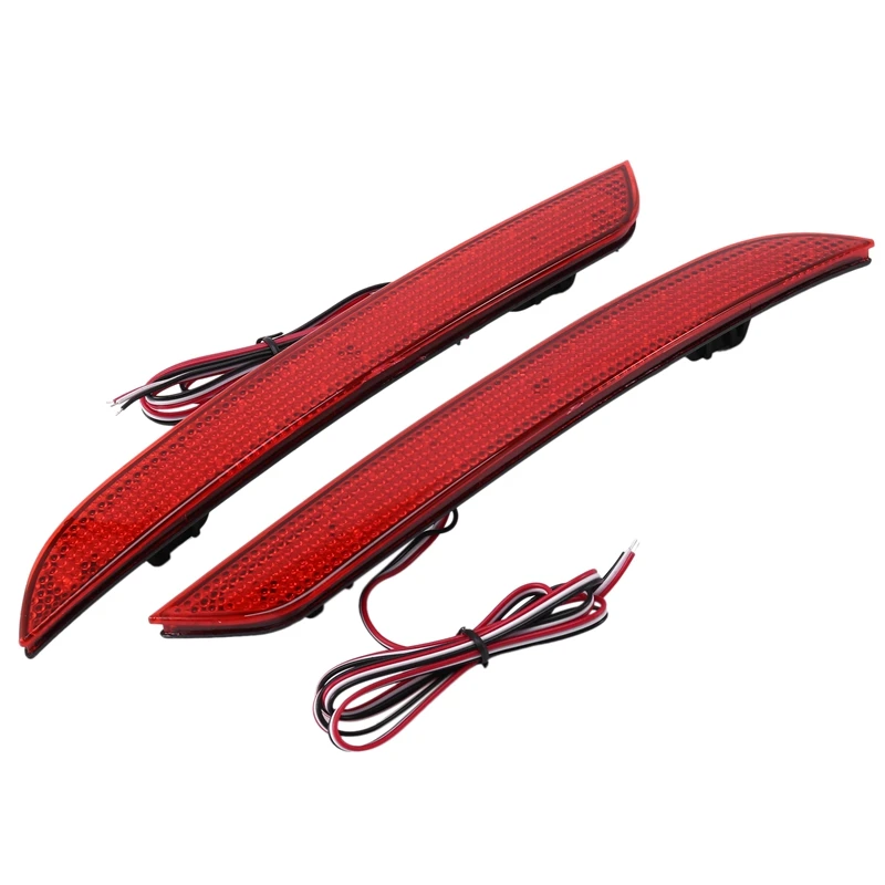 

Car Red Rear Bumper Light Reflector Tail Lamp Warning Light Reflector For-BMW 3 Series F30 F31 F35 2012-2014