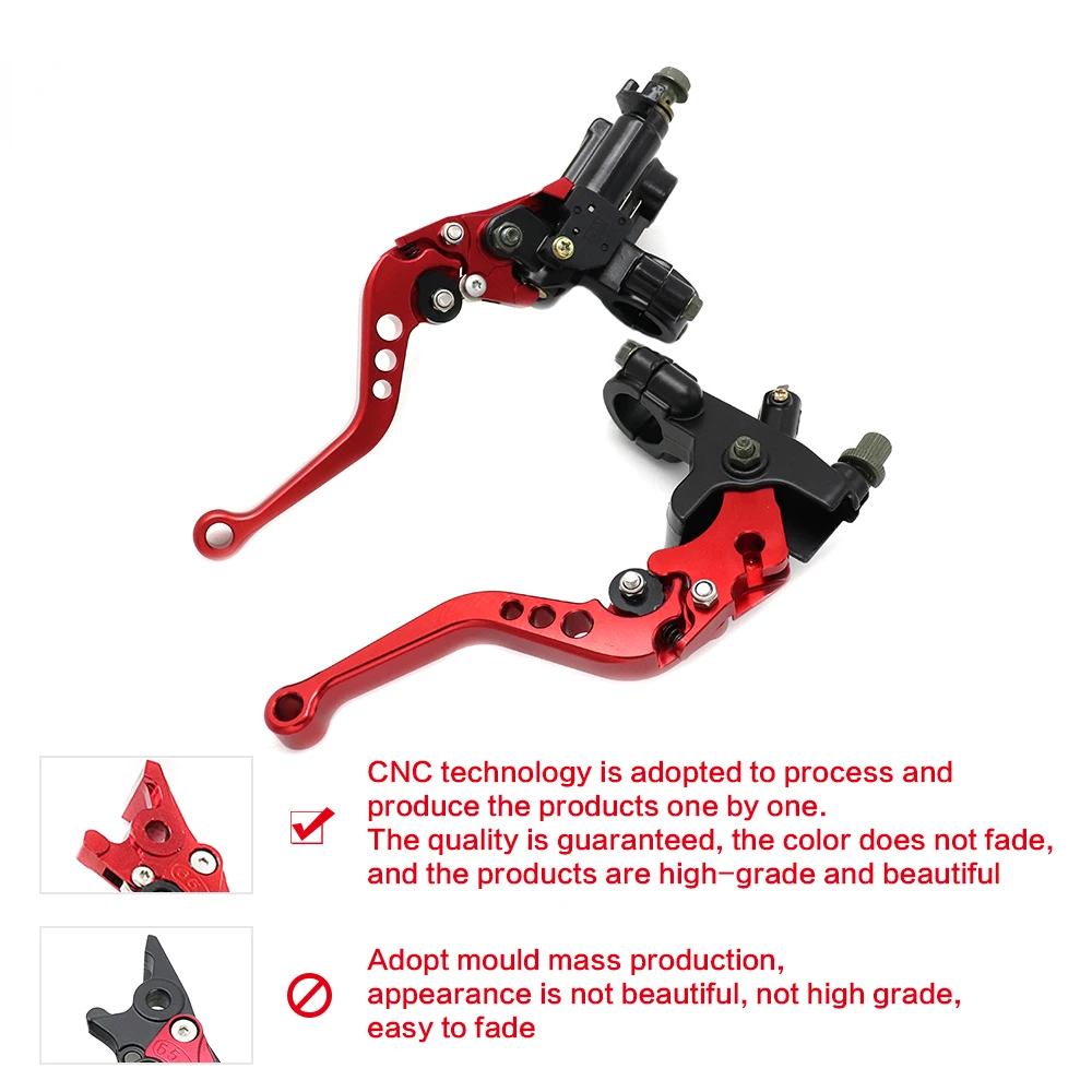 

CNC Motorcycle Brake Clutch Levers Hydraulic Front Master Cylinder Motorbike Handle For Scooter Pocket Dirt Pit Bike Motocross