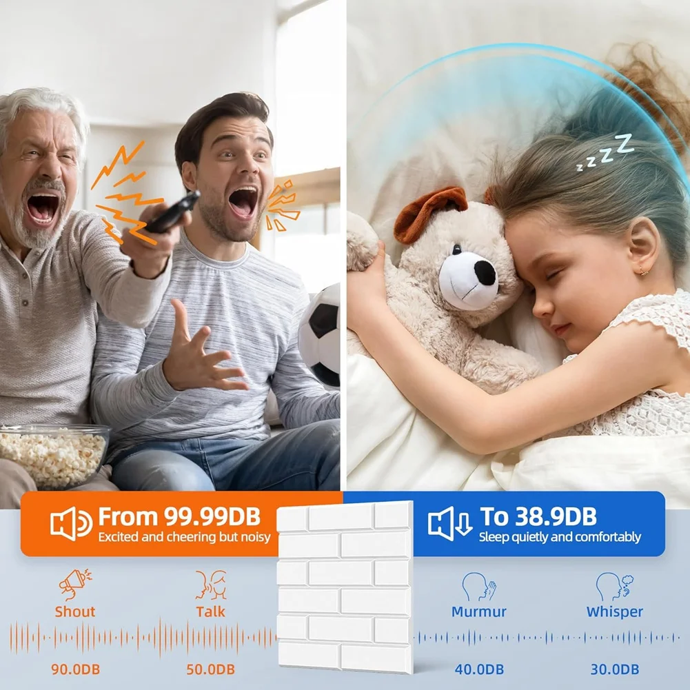 12 упаковок акустических панелей с самоклеющейся крышкой звукоизоляционные