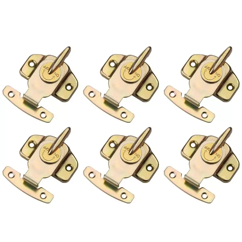 

Metal Table Locks Dining Training Table Buckles Connectors Table Leaf Hardware Accessories Iron Color-zinc Plating 6PCS