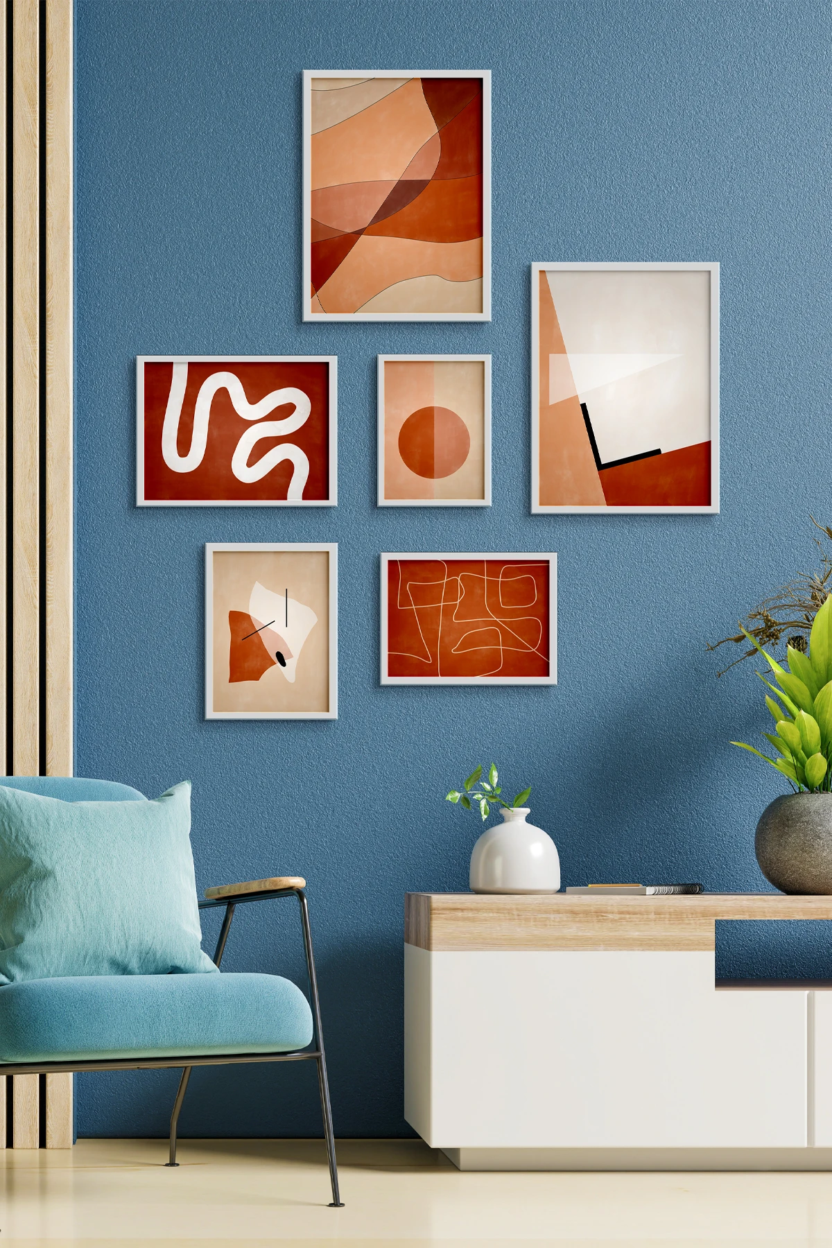 

Decoration Multiple Frames Prints Print Set Home Decor Home Decor Table 167