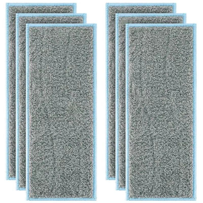 

6 Pack Washable Wet Mopping Pads Replacement Compatible IRobot Braava Jet M6