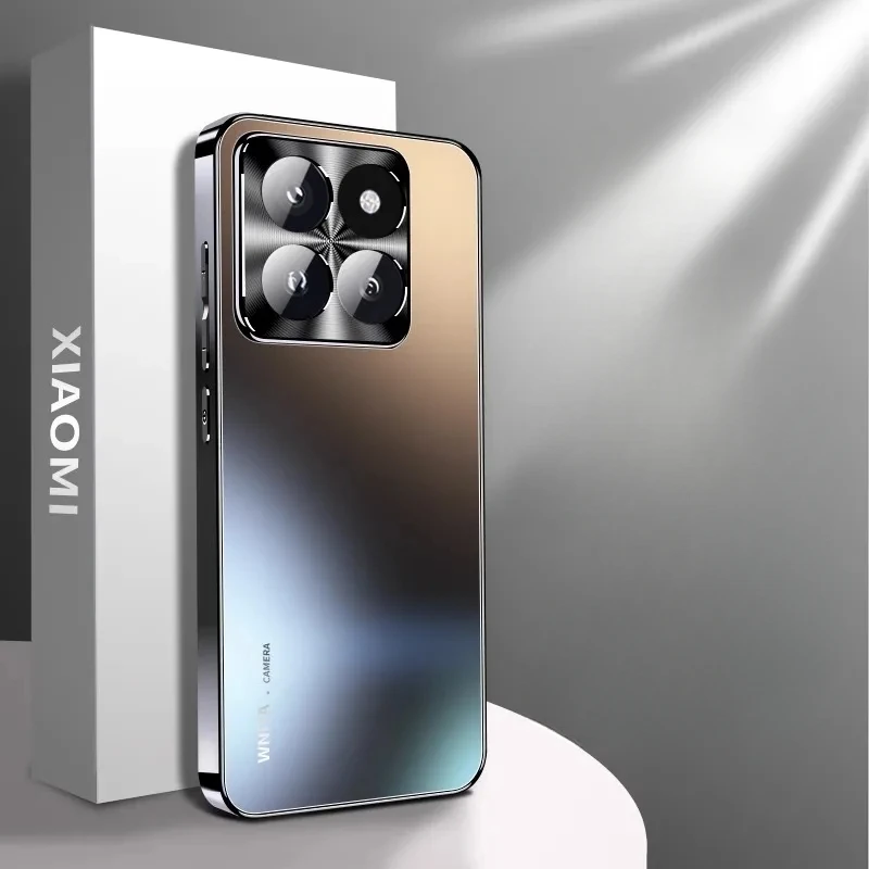 Для Xiaomi Redmi K70 Ultra K70Ultra Гальванизированный матовый стеклянный объектив полная