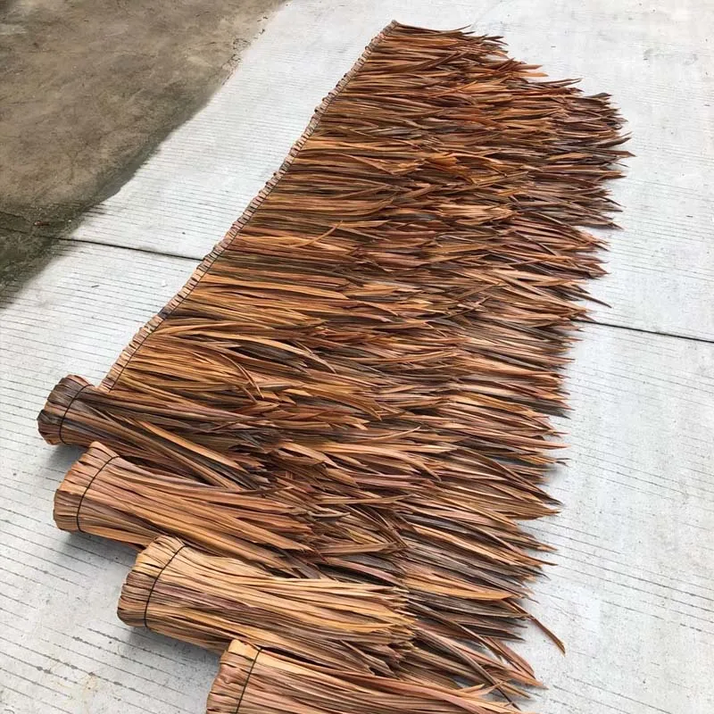 Скидка Искусственное пластиковое соломенное искусственное растение 50x100 см, имитация соломенного растения для наружной крыши, павильона, домашнег...