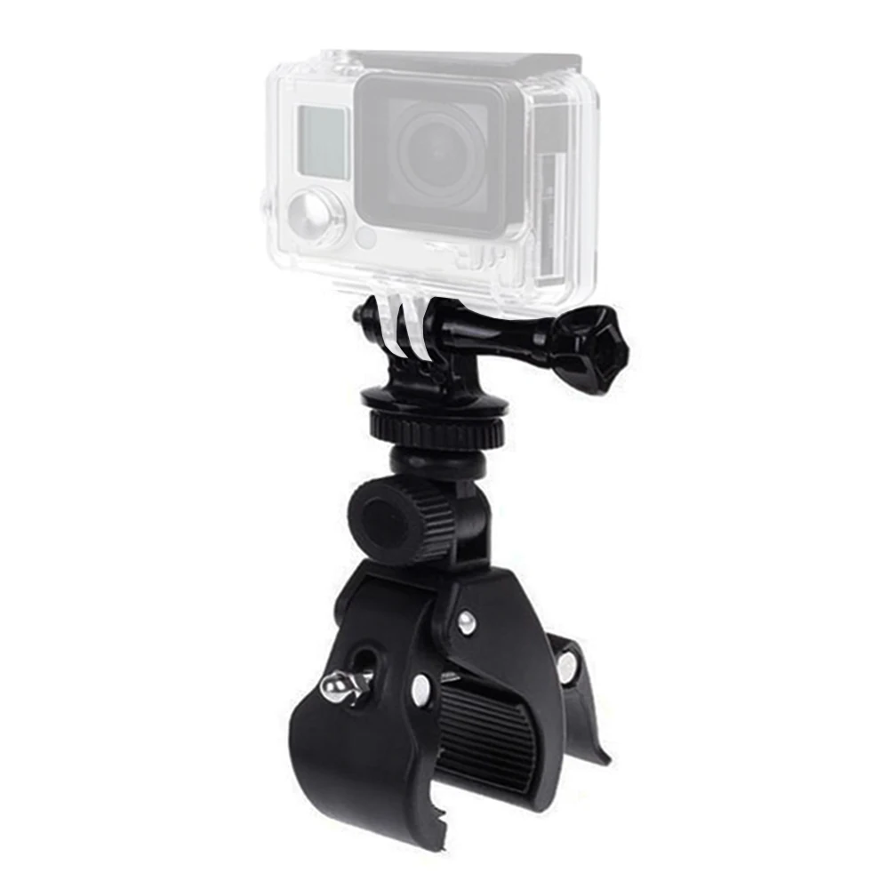 

Fran-H18A Bicycle Motorcycle Handlebar Clamp for Gopro hero Mount Camera Holder Clip Adapte for SJCAM Sports camera