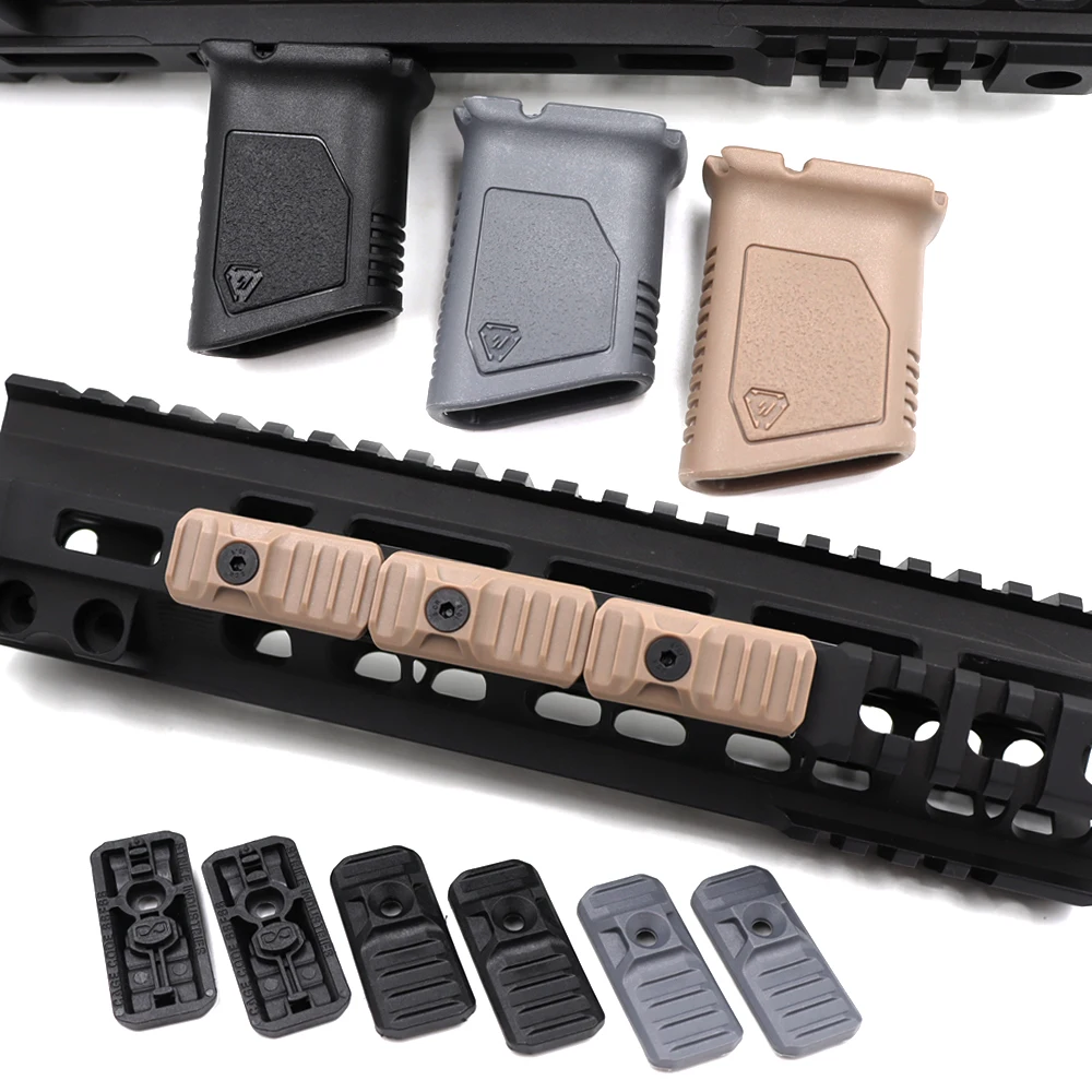 

Tactical Equipment Dual Mlok/keymod SI Hunting Grip Nylon Rail Panel Kit Hunting AR15 Hunting Accessories
