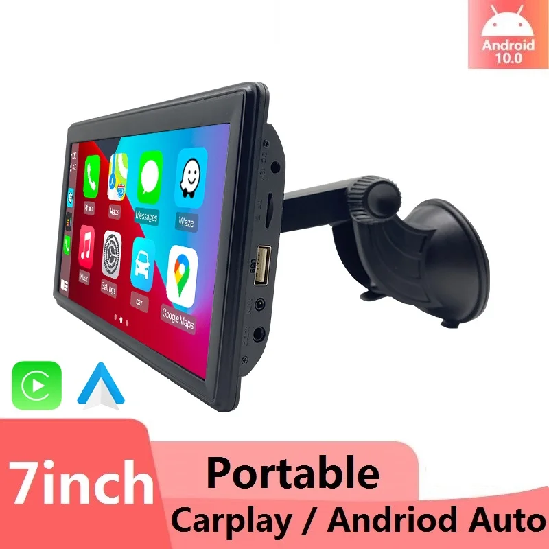 

Автомобильный портативный Радиоприемник, универсальная беспроводная магнитола на Android, с Bluetooth, 7 дюймов, для Toyota, Hyundai, типоразмер 2DIN