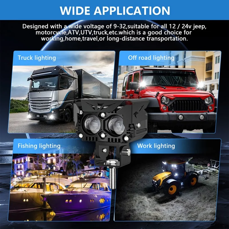 Фонари головного света для внедорожников тракторов грузовиков противотуманных