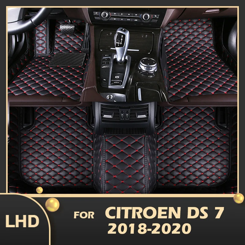 

Автомобильные коврики для Citroen DS 7 2018 2019 2020, оригинальные автомобильные накладки на стопы, аксессуары для интерьера