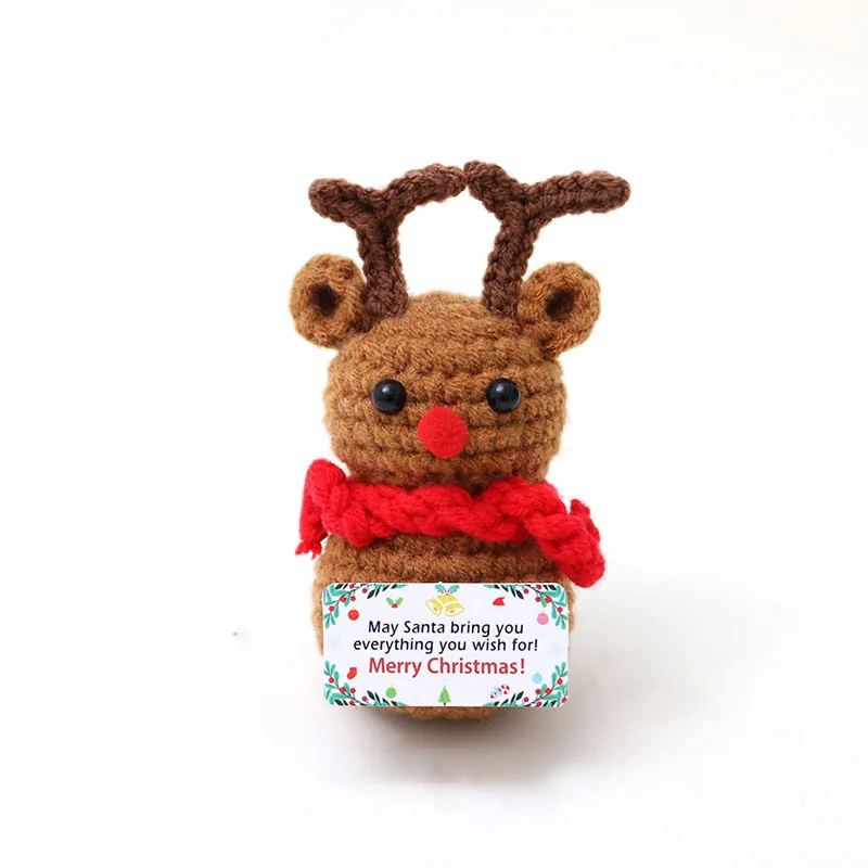 

Мини-елка вязаная крючком