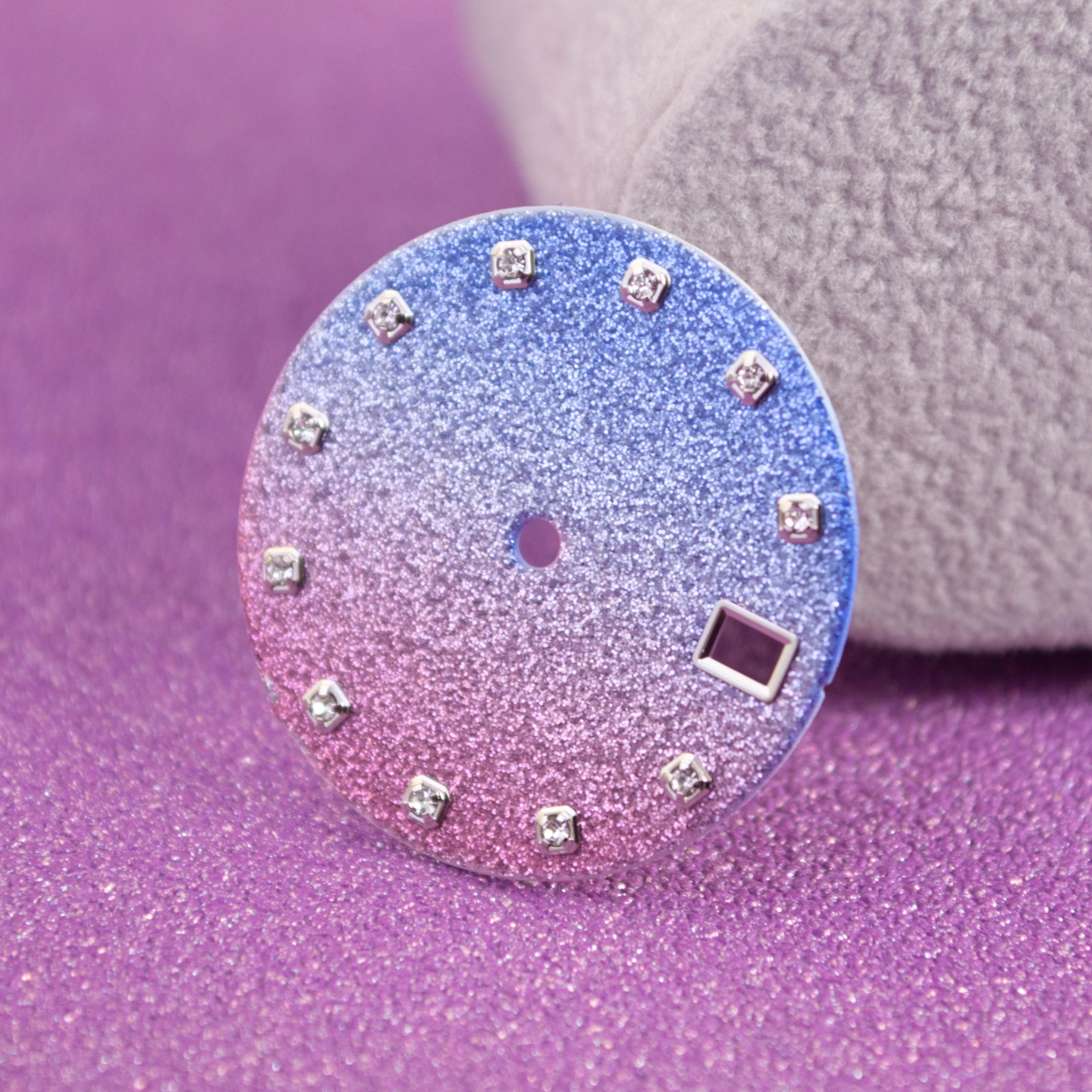 Фото Циферблат Starry Watch для часов SUB Datejust 28,5 мм, циферблат NH35, подходит для автоматического механизма NH35. №1