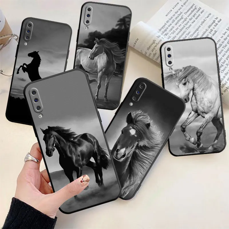 

Чехол для телефона с рисунком лошади для Samsung Galaxy A03 S A10 E S A12 A14 A20S A21S A22 5G A23 A30 A31 A32 A33 A42