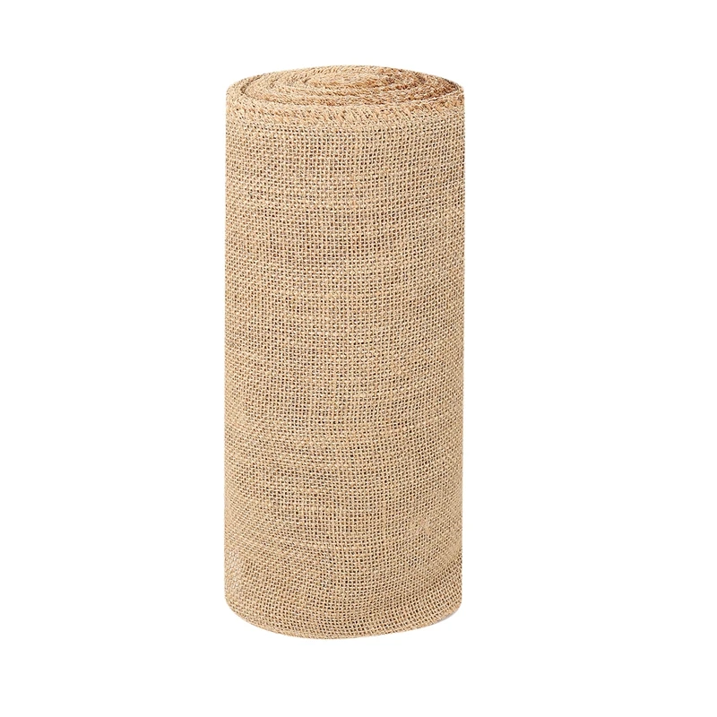 

Холст из мешковины, натуральная Мешковина, 10 м, чистый рулон, фотоальбом, украшение «сделай сам», 30 см